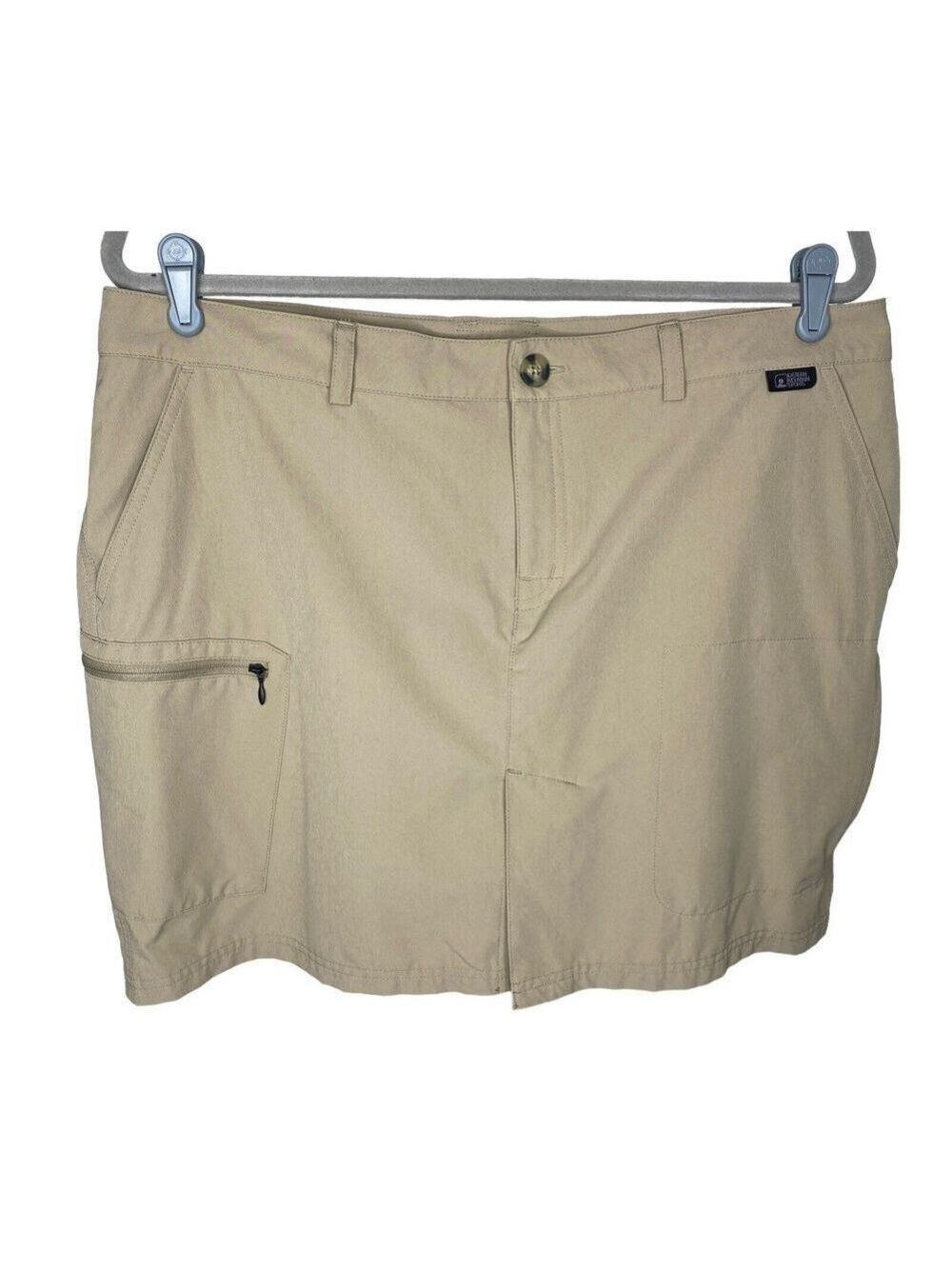Eastern Mountain Sports Womens Hiking Athleisure Skort Sz 14 Dark Khaki